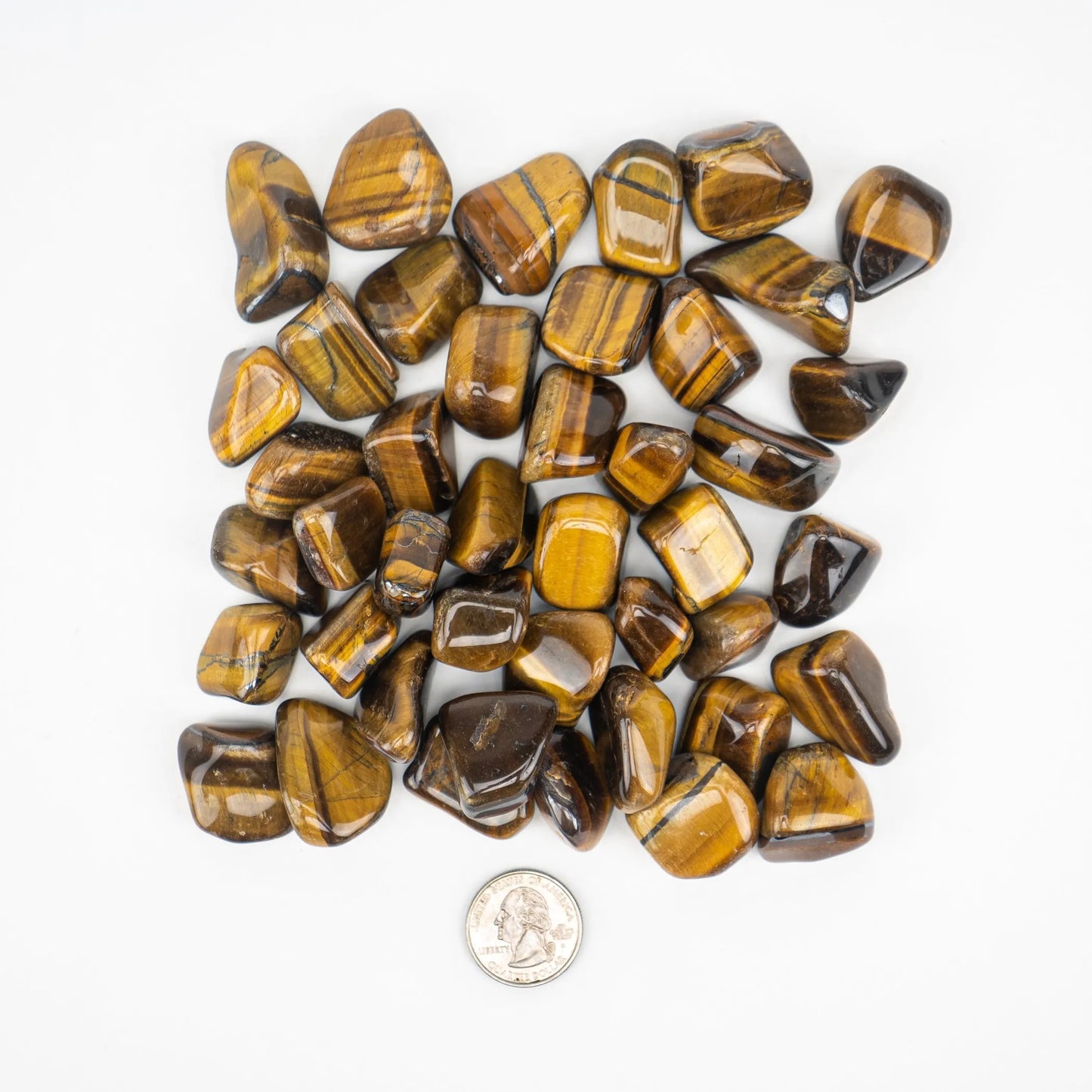Tiger Eye | Tumbled | KILO Lot | 20-35mm | Africa