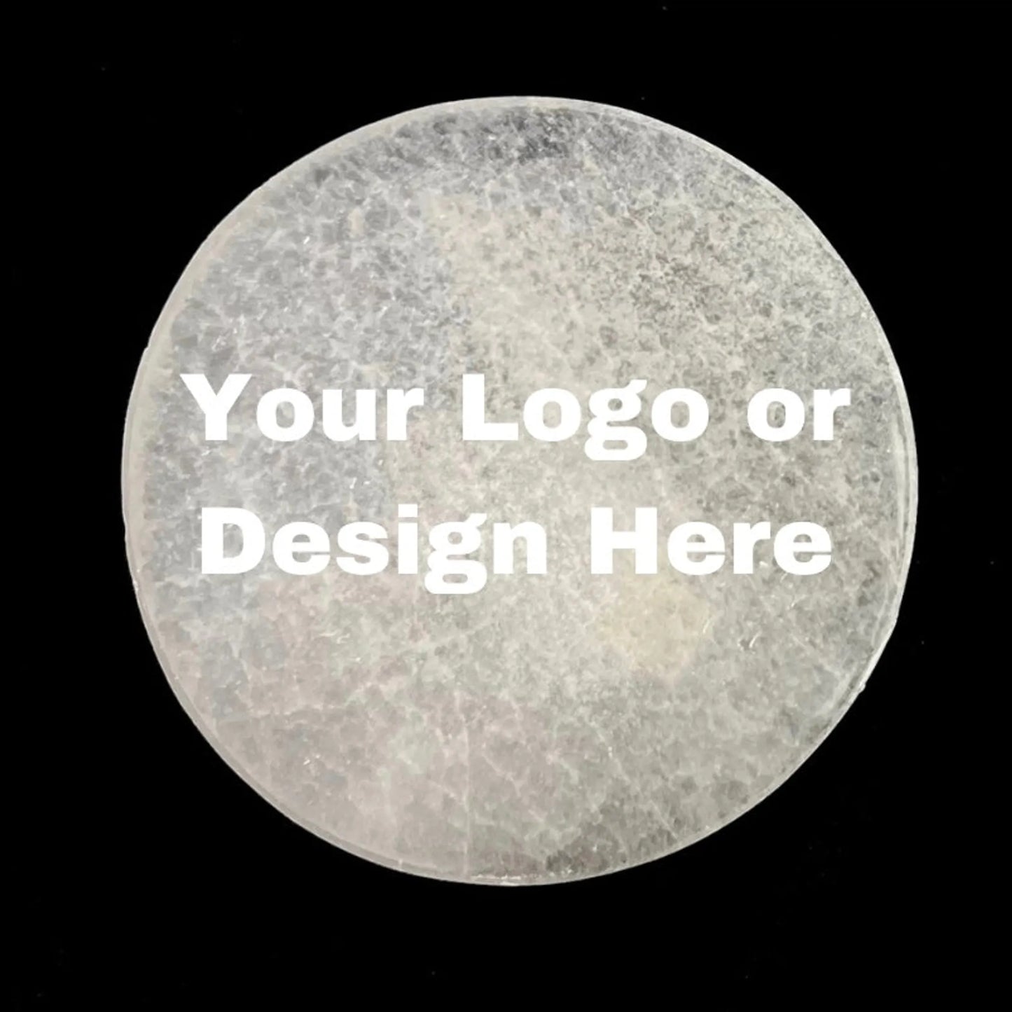 Selenite Round Crystal Charging Plate | Choose size | Morocco