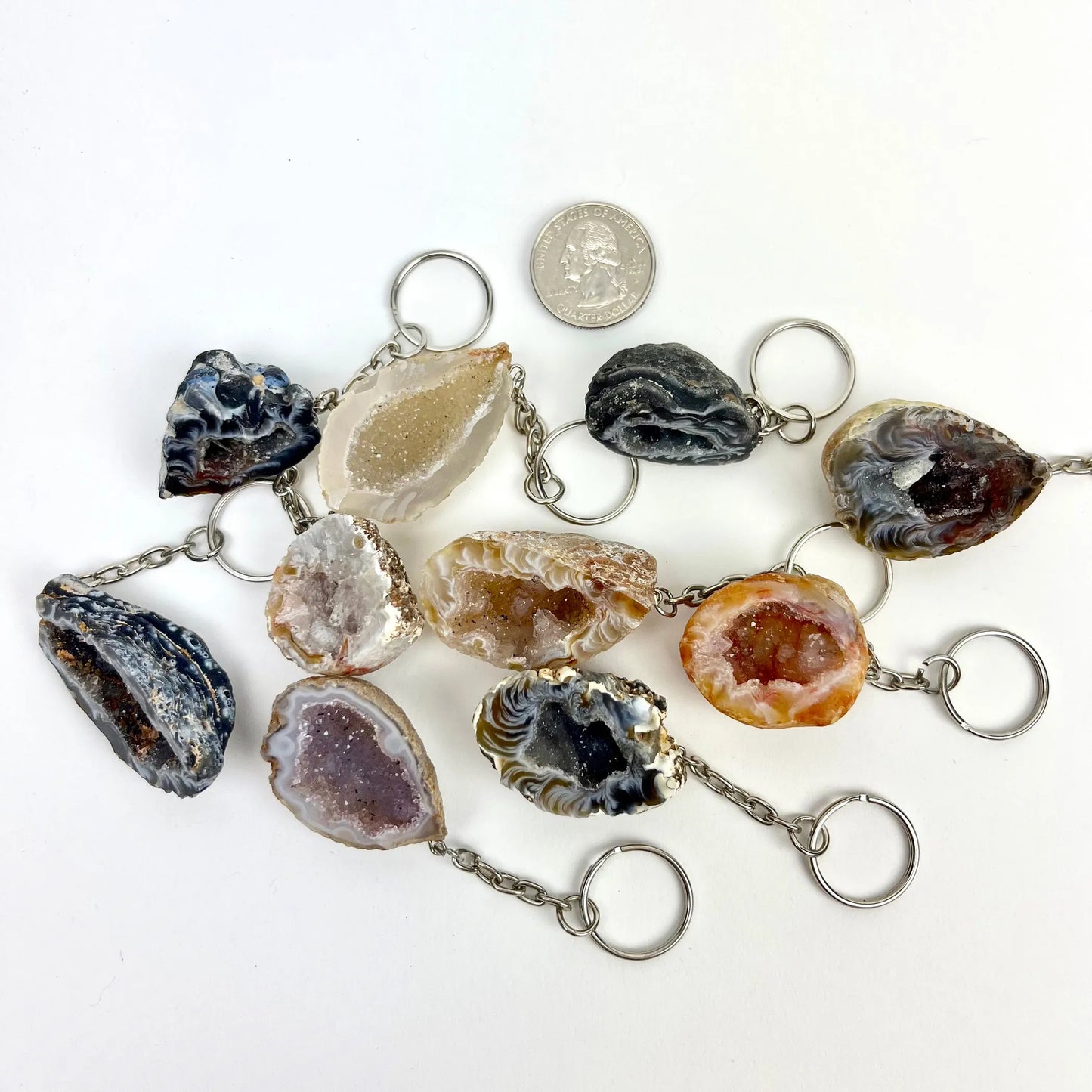 Geode Keychains | 30-40mm