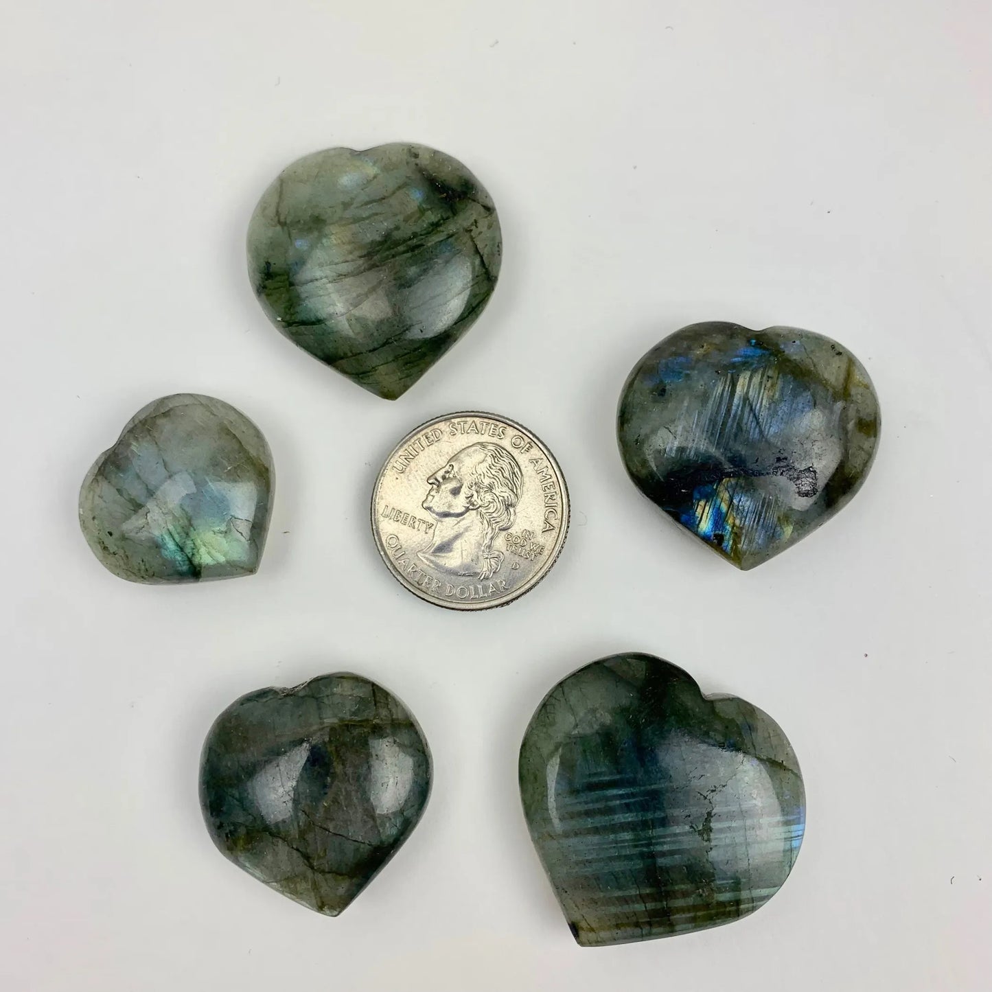 *Labradorite Heart | 30-40mm | Madagascar