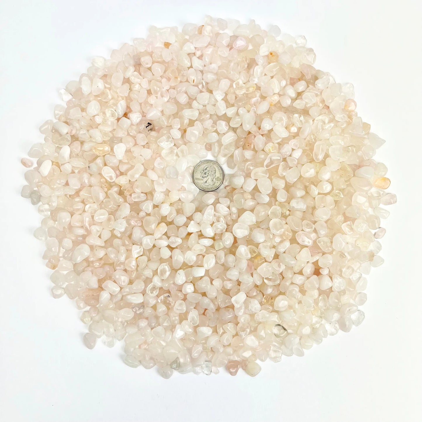 Rose Quartz | Tumbled | Chips | 1 Kilo | Brazil