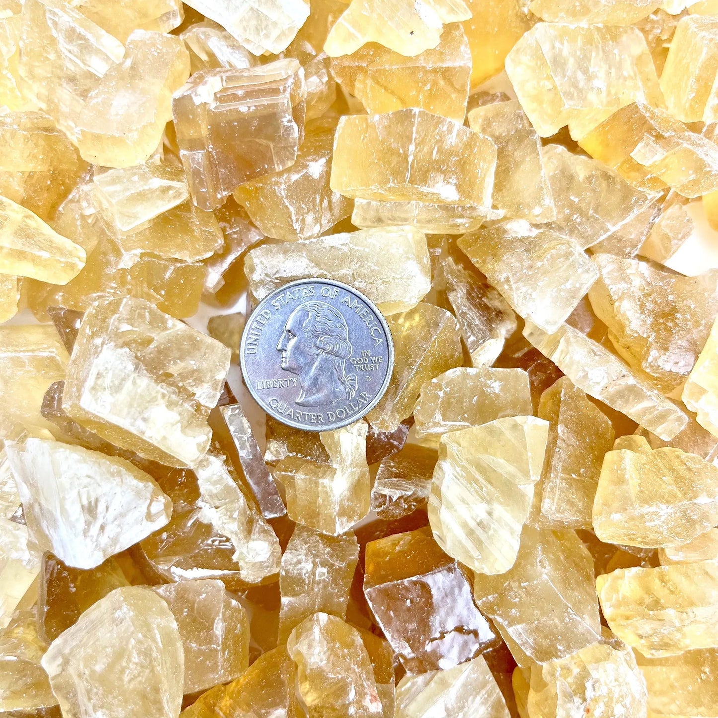Golden ("Honey/ Citrine") Calcite | 1 lb | Mexico