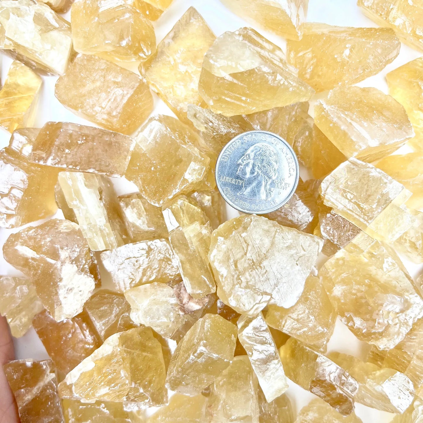 Golden ("Honey/ Citrine") Calcite | 1 lb | Mexico