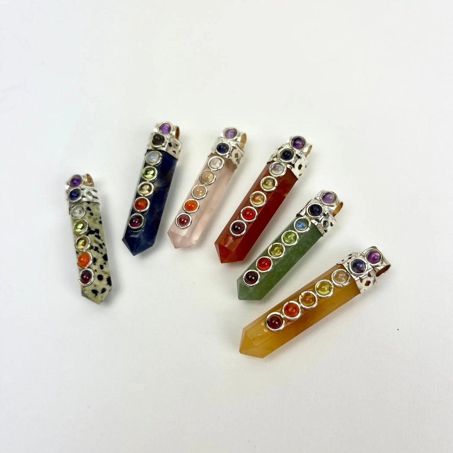 Chakra Pendant | Single Terminated Pencil Point | 40mm