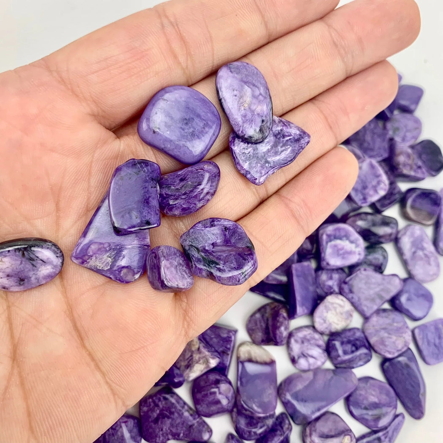 Charoite Tumbled | 10-25mm | Russia | 200 grams