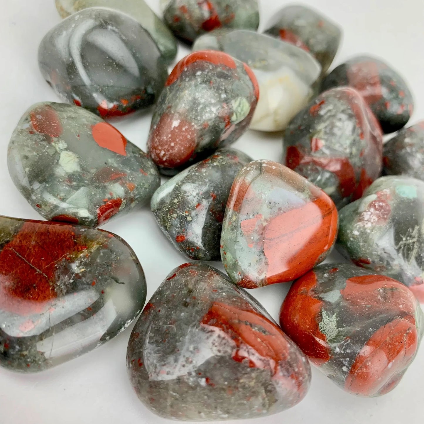 Bloodstone "Sephtonite" | Tumbled | South Africa