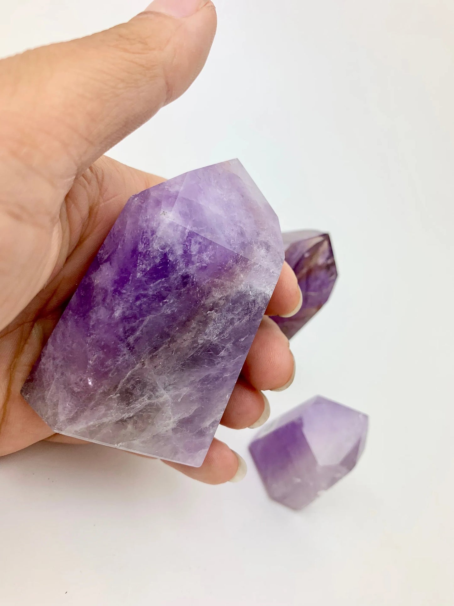 *Amethyst | Standing Points | Polished | 1/2 Kilo | 40-70mm | Brazil