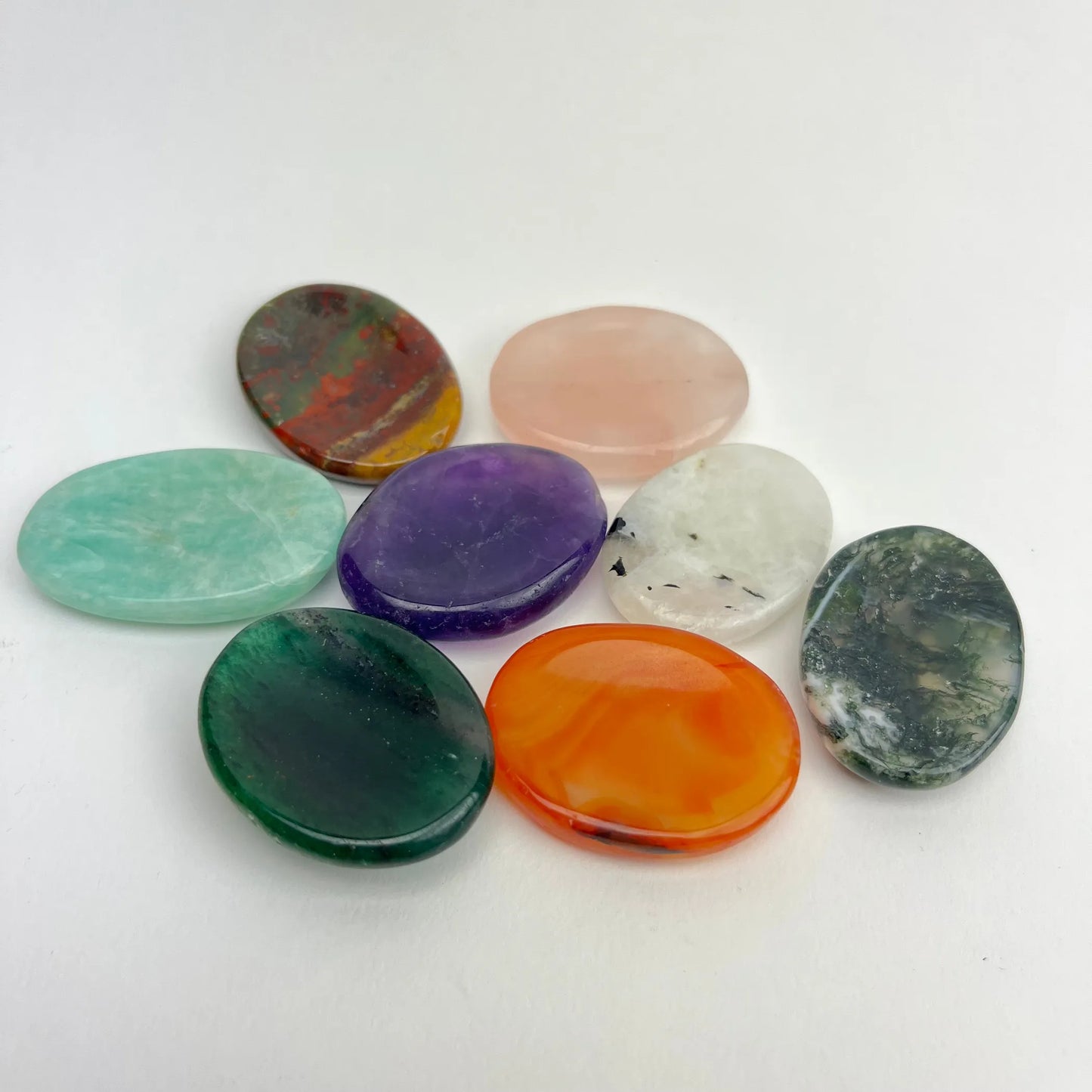 Crystal "Worry Stone" Palmstones | India | Choose a Stone!