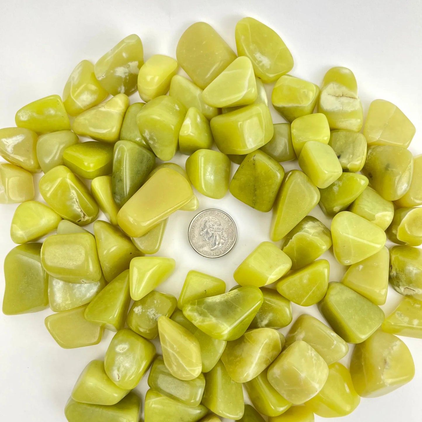 Nephrite Jade Tumbled | 20-30mm | 1 Kilo