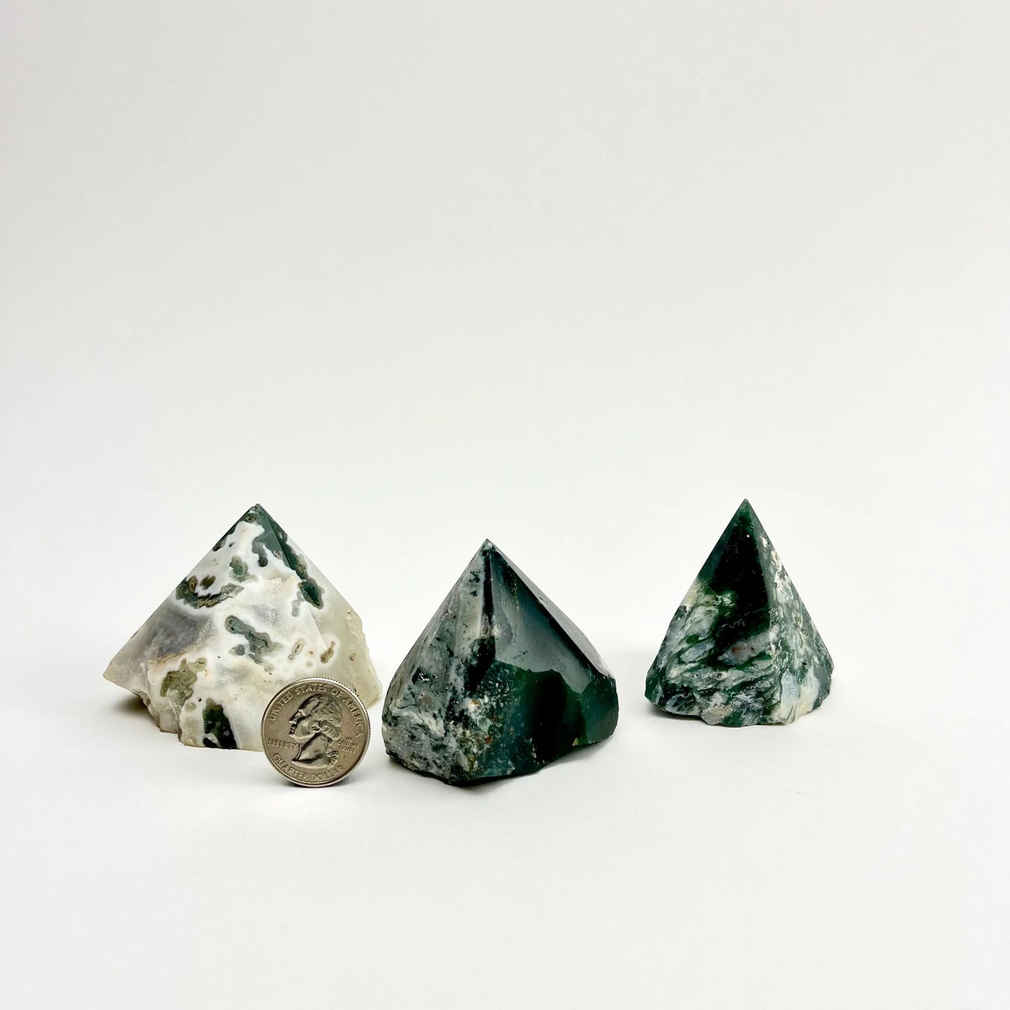 Moss Agate | Power Point | 45-55mm | India