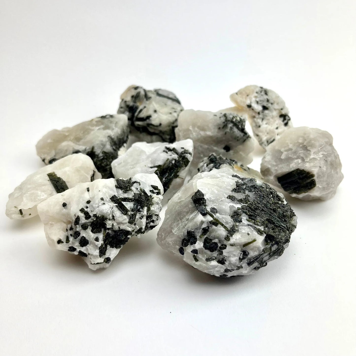 Green Tourmaline in Quartz | Brazil