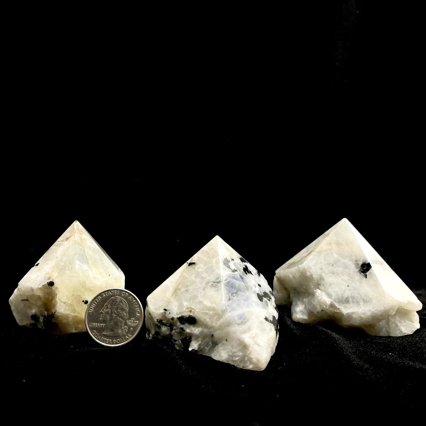 Rainbow Moonstone | Power Point | 45-55mm | India