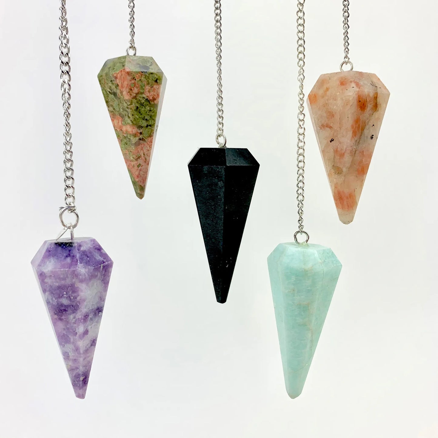 Pendulum Polished | Faceted | Choose a stone!