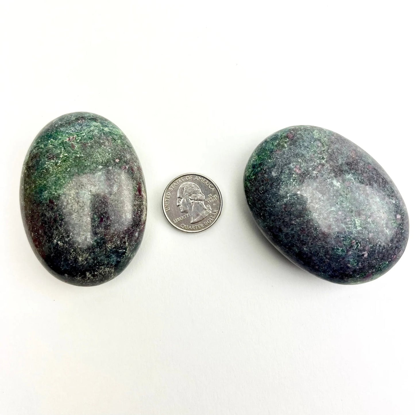 Ruby Fuchsite Kyanite | Palmstone | 60-70mm | India